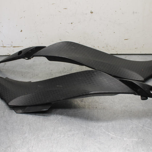 09-12 KAWASAKI NINJA ZX6R RIGHT LEFT FRAME MID SIDE COVERS COWLS PANELS BB640