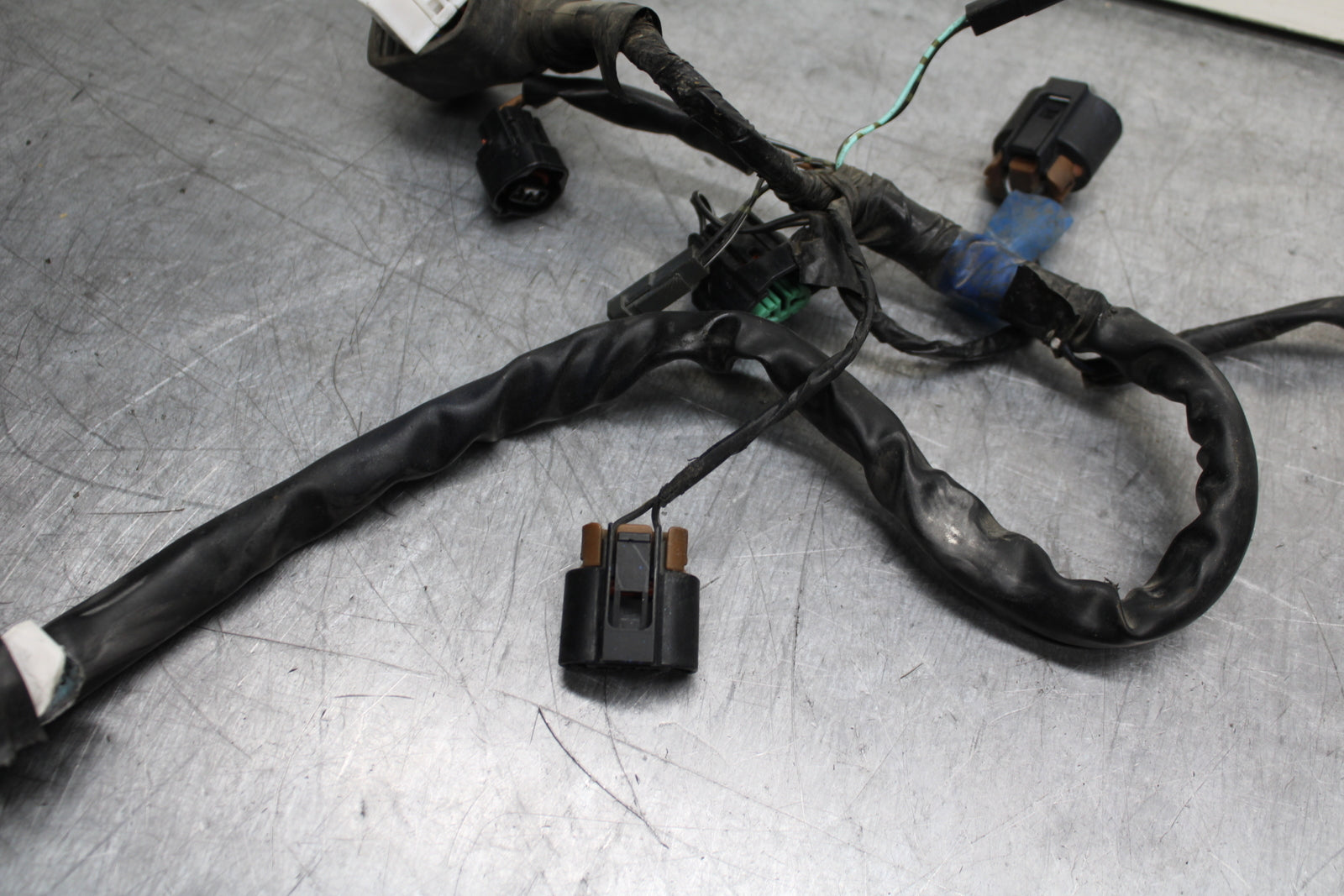 08-10 SUZUKI GSXR 600 HEADLIGHT SPEEDO GAUGES WIRING HARNESS WIRE LOOM BB753