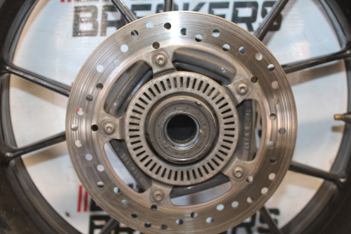 10-11 BMW S1000RR REAR WHEEL BACK RIM & ROTOR BB941