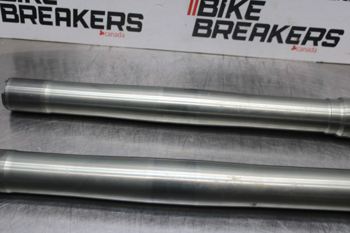 09-12 KAWASAKI NINJA ZX6R FRONT FORKS  SUSPENSION SET PAIR 44071-0634-11G BB617
