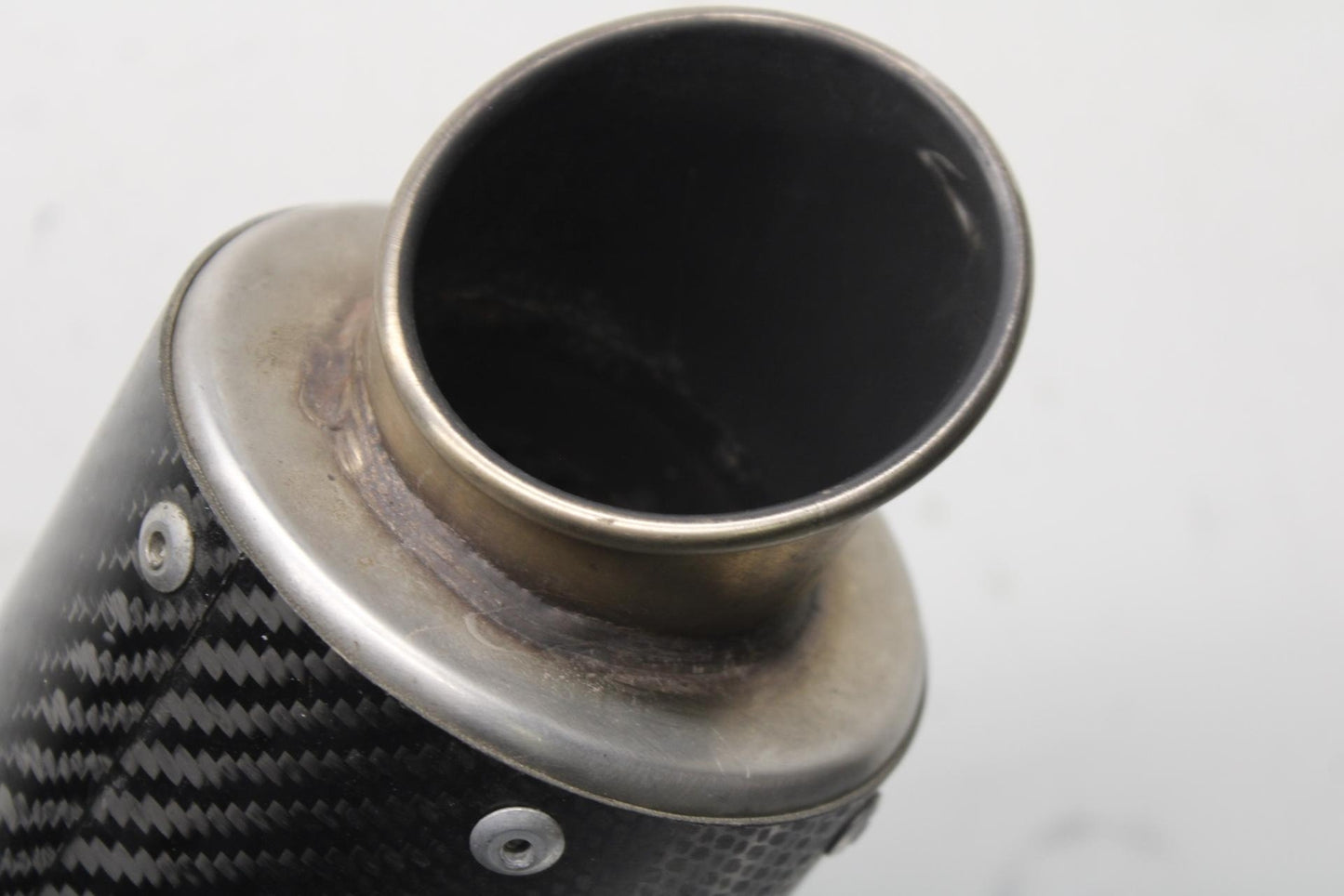 09-12 KAWASAKI NINJA ZX6R EXHAUST PIPE MUFFLER SLIP ON CAN SILENCER BB617