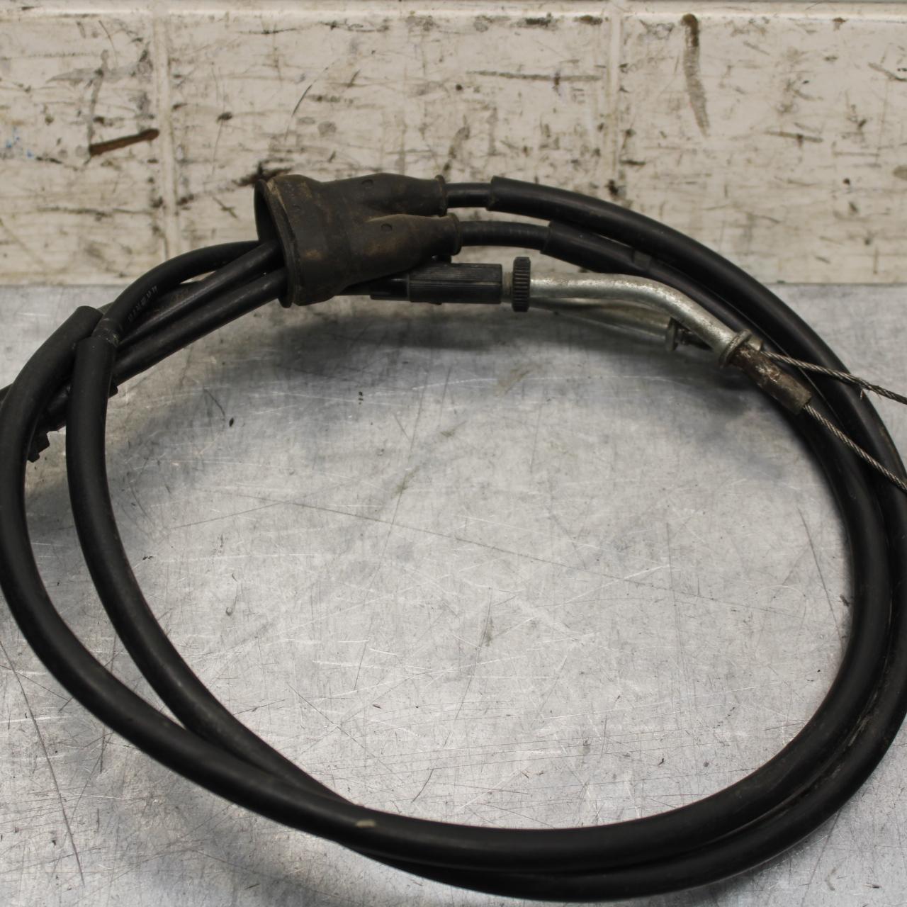 2000 Kawasaki Ninja ZX12R ZX1200A THROTTLE CABLES LINES 54012-1604 BB565