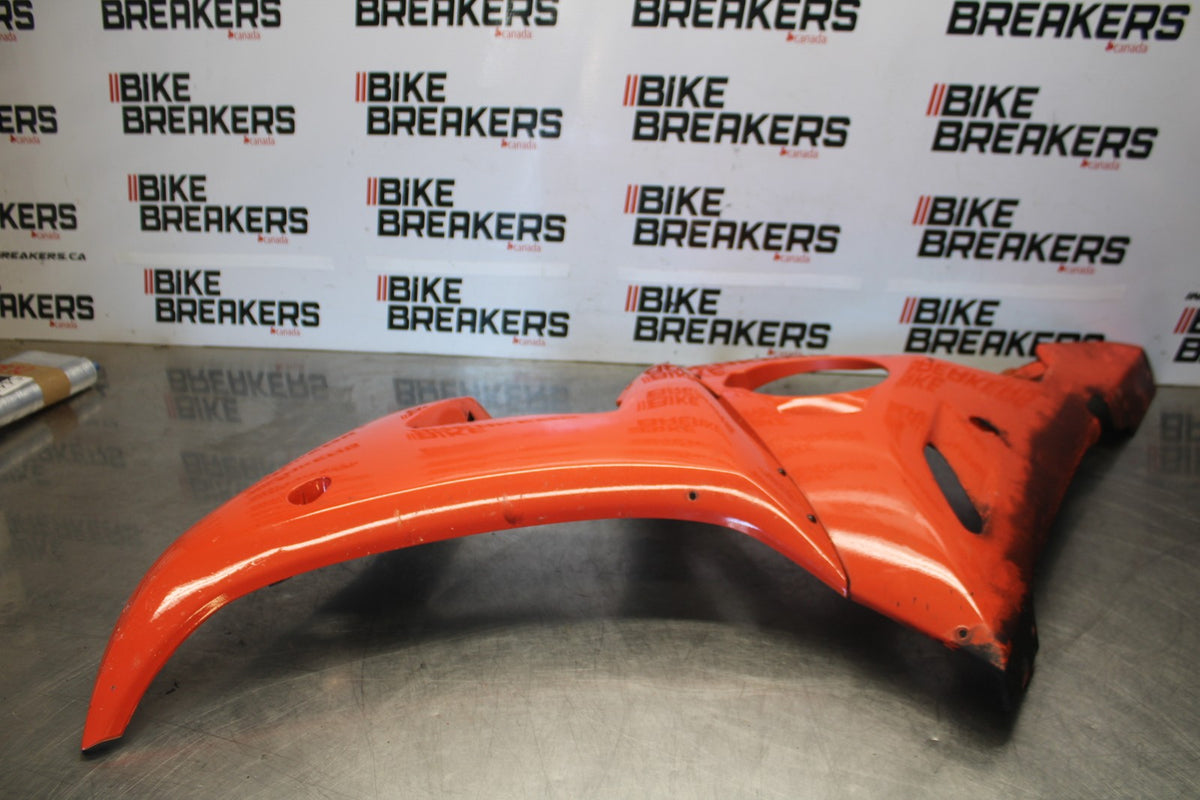03-04 YAMAHA YZF R6 LEFT LOWER MID UPPER SIDE FAIRING COWL BB890