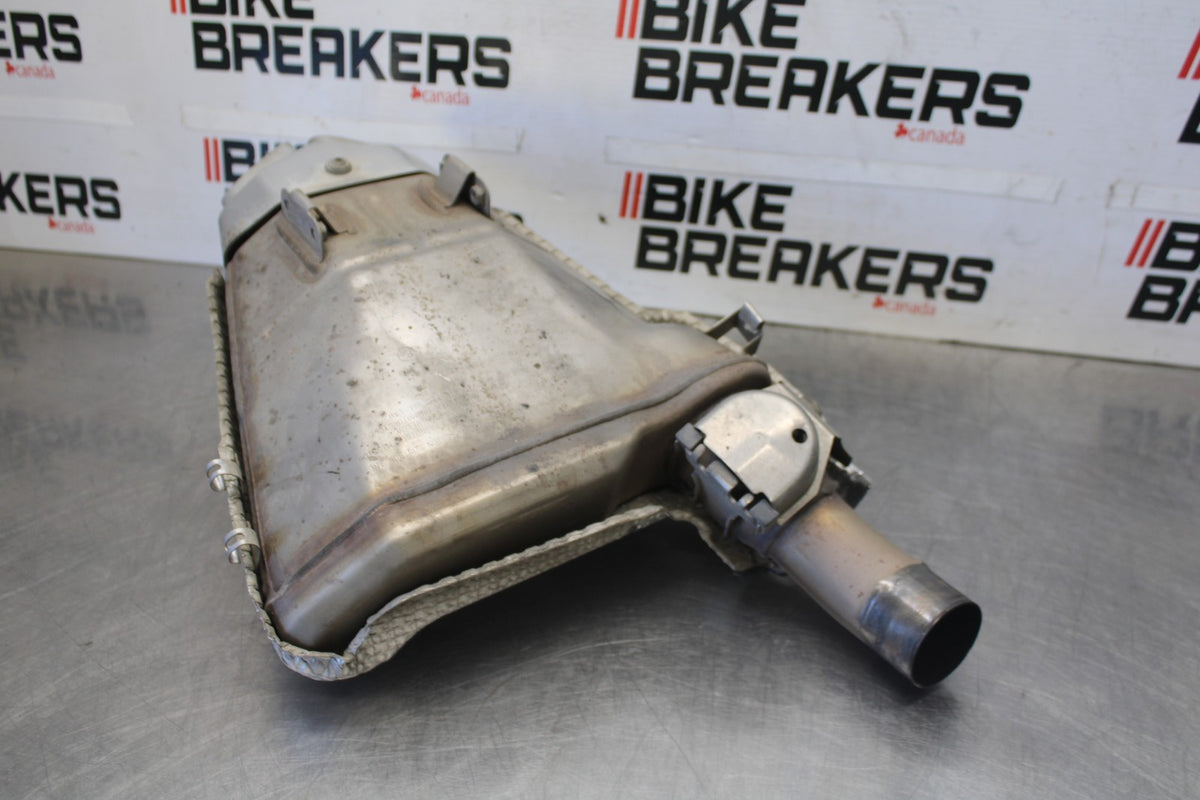 07-08 KAWASAKI NINJA ZX6R EXHAUST PIPE MUFFLER SLIP ON CAN SILENCER BB937