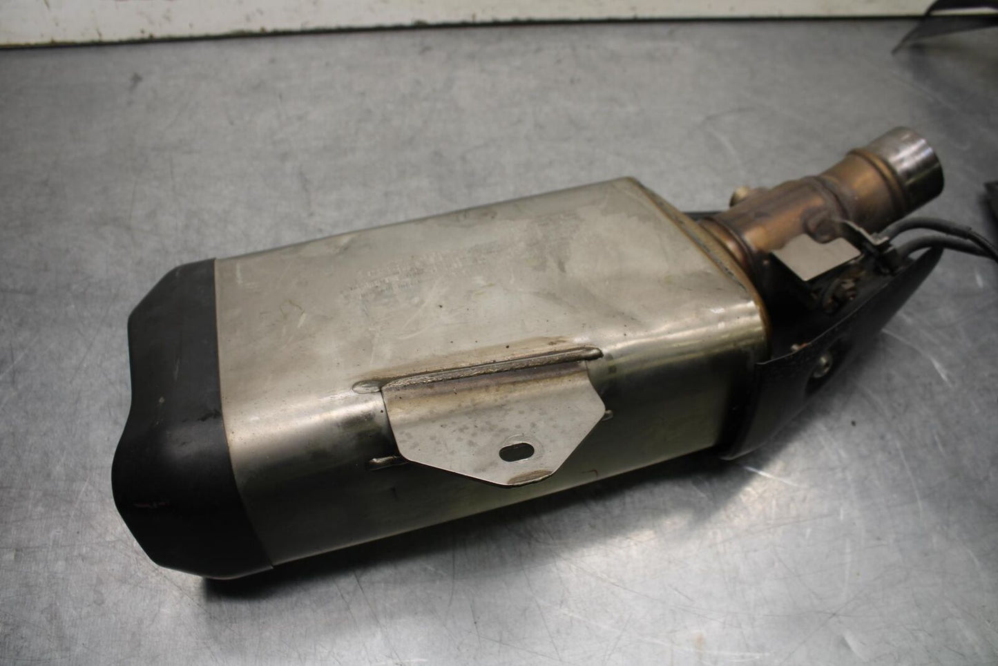 09-12 KAWASAKI NINJA ZX6R EXHAUST PIPE MUFFLER SLIP ON CAN SILENCER  BB640