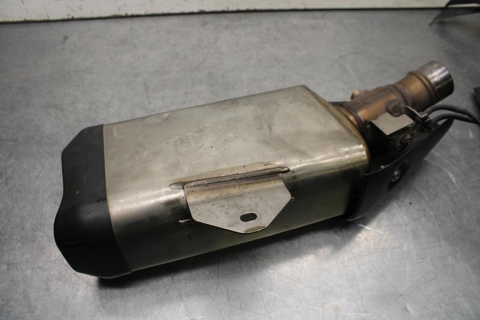 09-12 KAWASAKI NINJA ZX6R EXHAUST PIPE MUFFLER SLIP ON CAN SILENCER  BB640