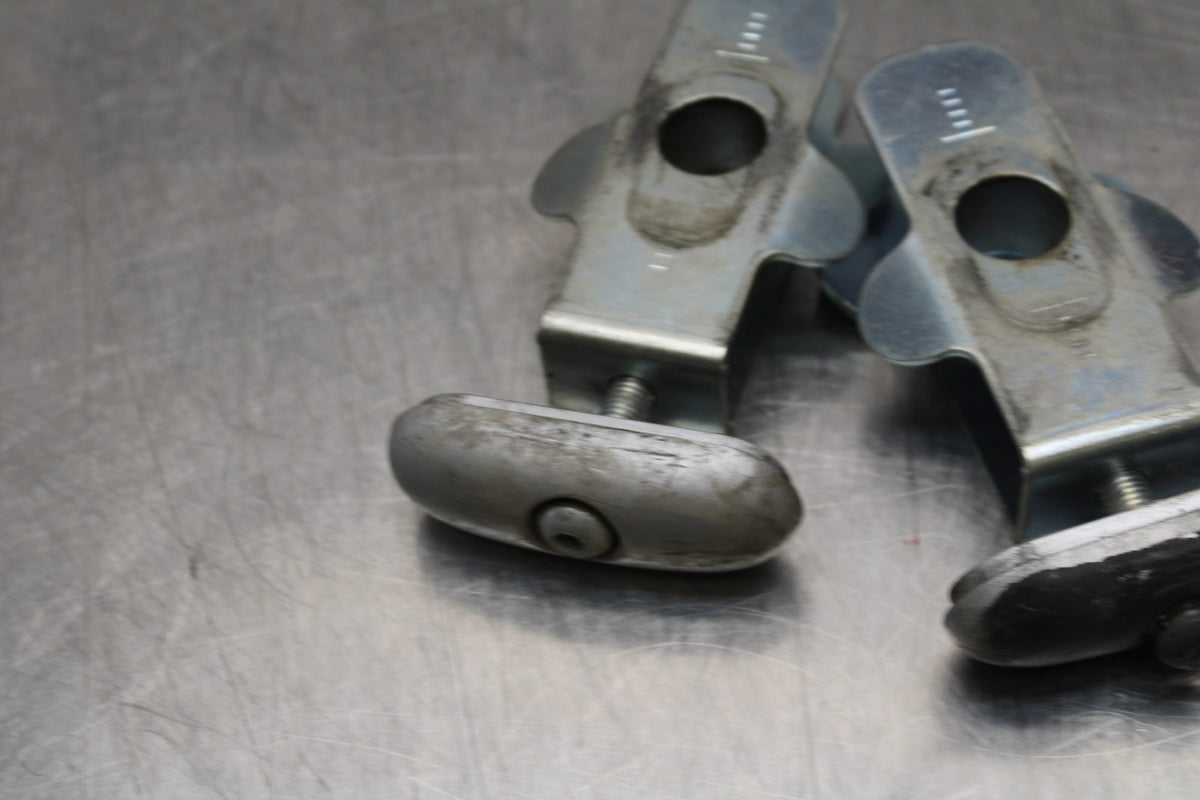 10 SUZUKI SV650 SWINGARM CHAIN TENSIONER ADJUSTMENT BRACKETS  BB181