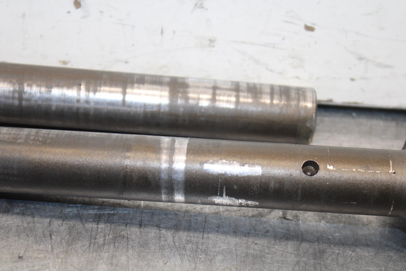 03 KAWASAKI NINJA ZX6RR ZX600K LEFT RIGHT CLIP ON ONS HANDLEBARS PAIR SET BB105