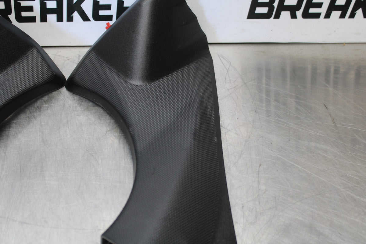 2007 Kawasaki Ninja ZX6R ZX600P RIGHT LEFT FRONT DUCT COVERS PANELS COWLS BB175