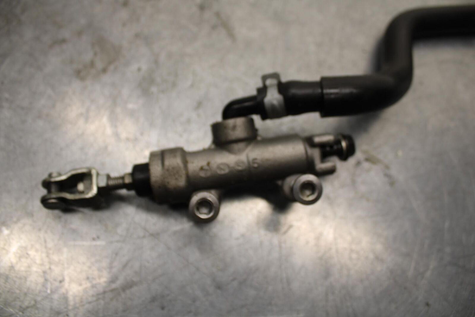 08-09 KAWASAKI NINJA ZX14R REAR BACK BRAKE MASTER CYLINDER W RESERVOIR BB73