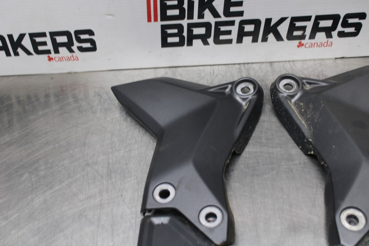 22-25 YAMAHA YZF R7 LEFT RIGHT REARSET REAR SET DRIVER PEG BRACKETS MOUNTS BB769