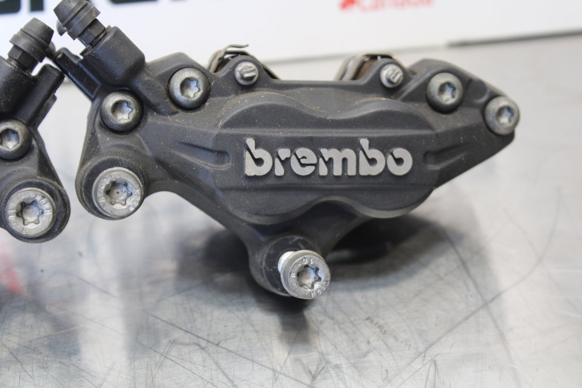 06-12 BMW F800ST RIGHT LEFT FRONT BRAKE CALIPER SET PAIR CALIPERS BB144