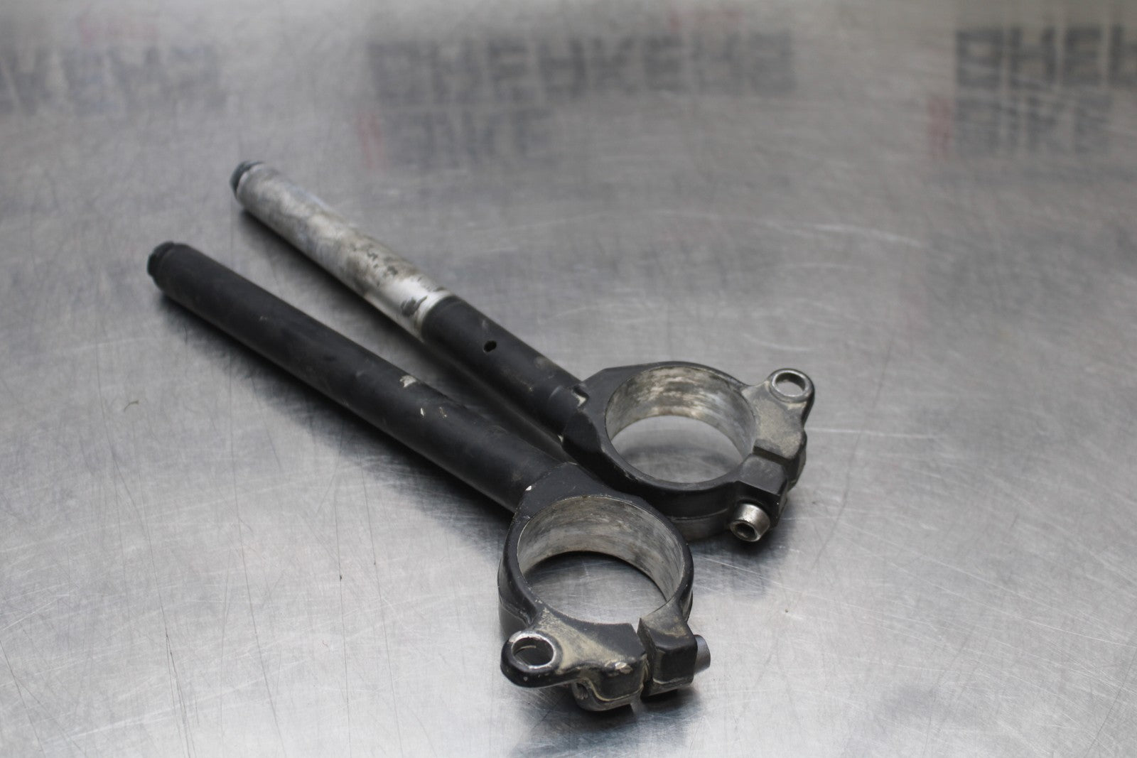 07-08 KAWASAKI NINJA ZX6R LEFT RIGHT CLIP ON ONS HANDLEBARS PAIR SET BB203