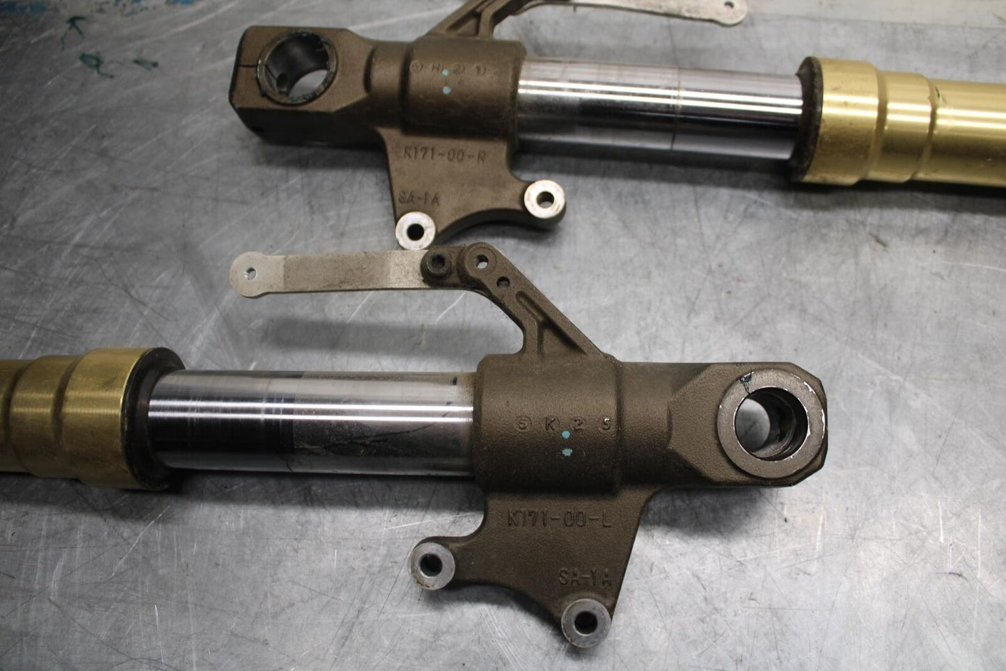 03-06 KAWASAKI Z1000 FRONT FORKS SHOCK SUSPENSION SET PAIR