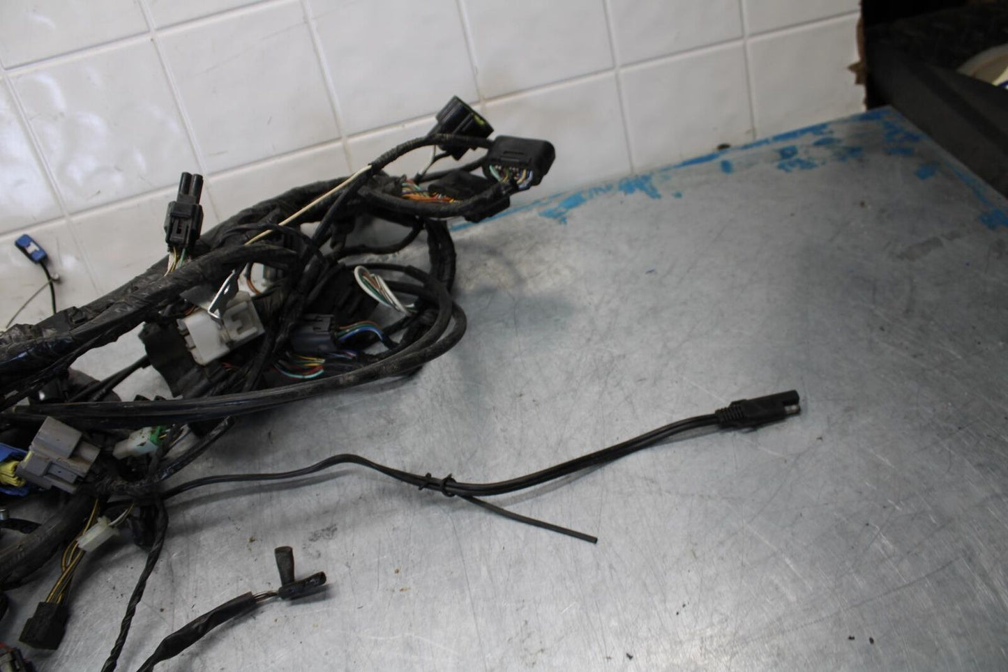 06-07 KAWASAKI NINJA ZX14R MAIN ENGINE WIRING HARNESS MOTOR WIRE LOOM BB433