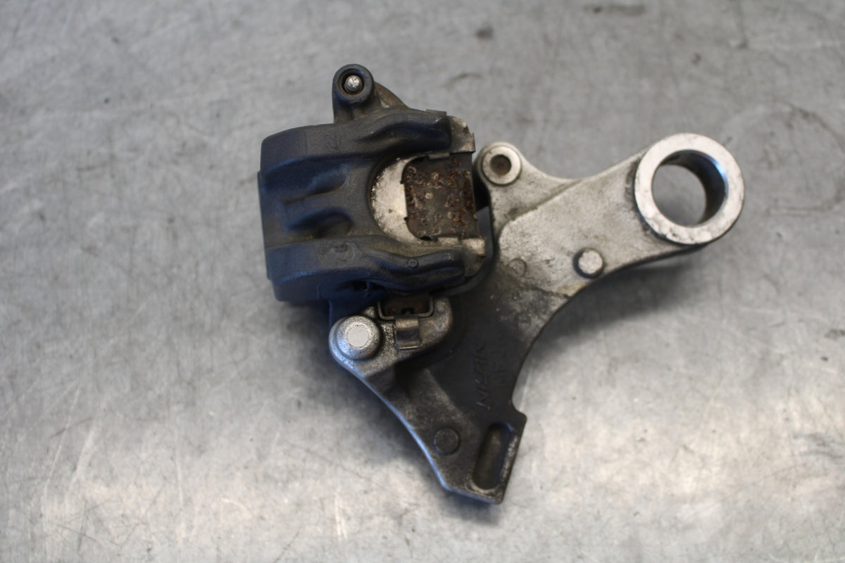 07-12 HONDA CBR600RR REAR BACK BRAKE CALIPER W MOUNT BRACKET