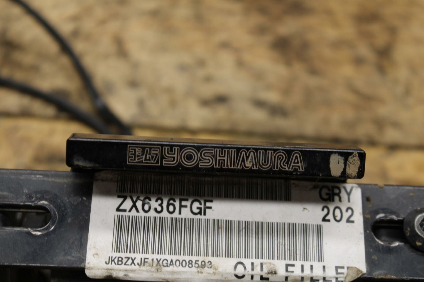 13-18 KAWASAKI NINJA ZX6R FENDER ELIMINATOR LICENSE PLATE BRACK / SIGNALS  BB349