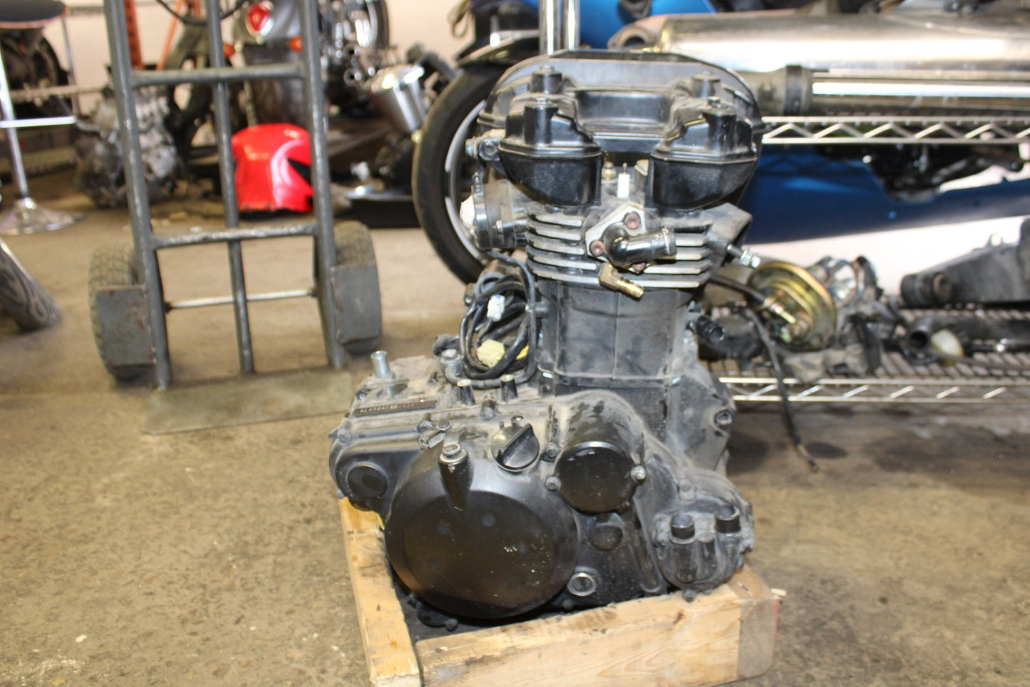 08-18 KAWASAKI KLR650 ENGINE MOTOR BB183
