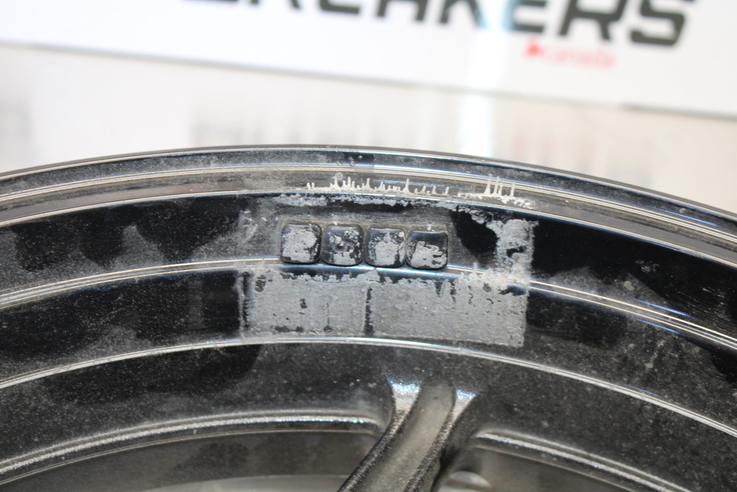 13-18 KAWASAKI NINJA ZX6R REAR WHEEL BACK RIM & ROTOR BB143