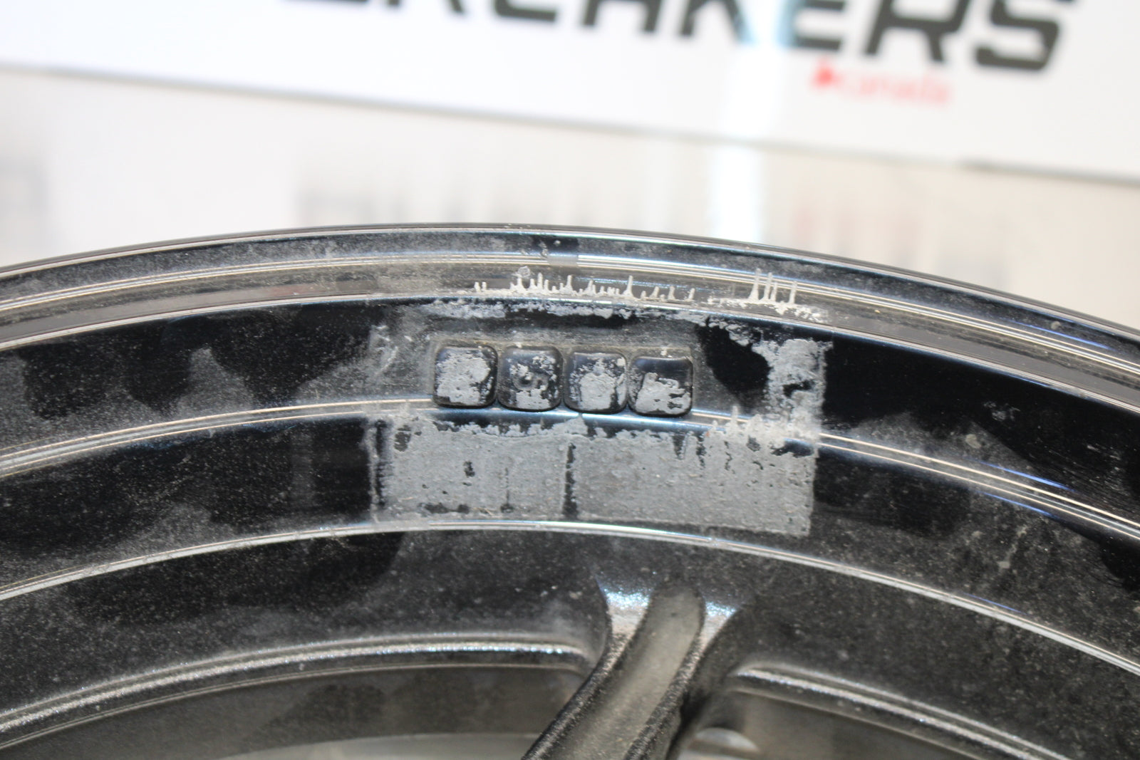 13-18 KAWASAKI NINJA ZX6R REAR WHEEL BACK RIM & ROTOR BB143