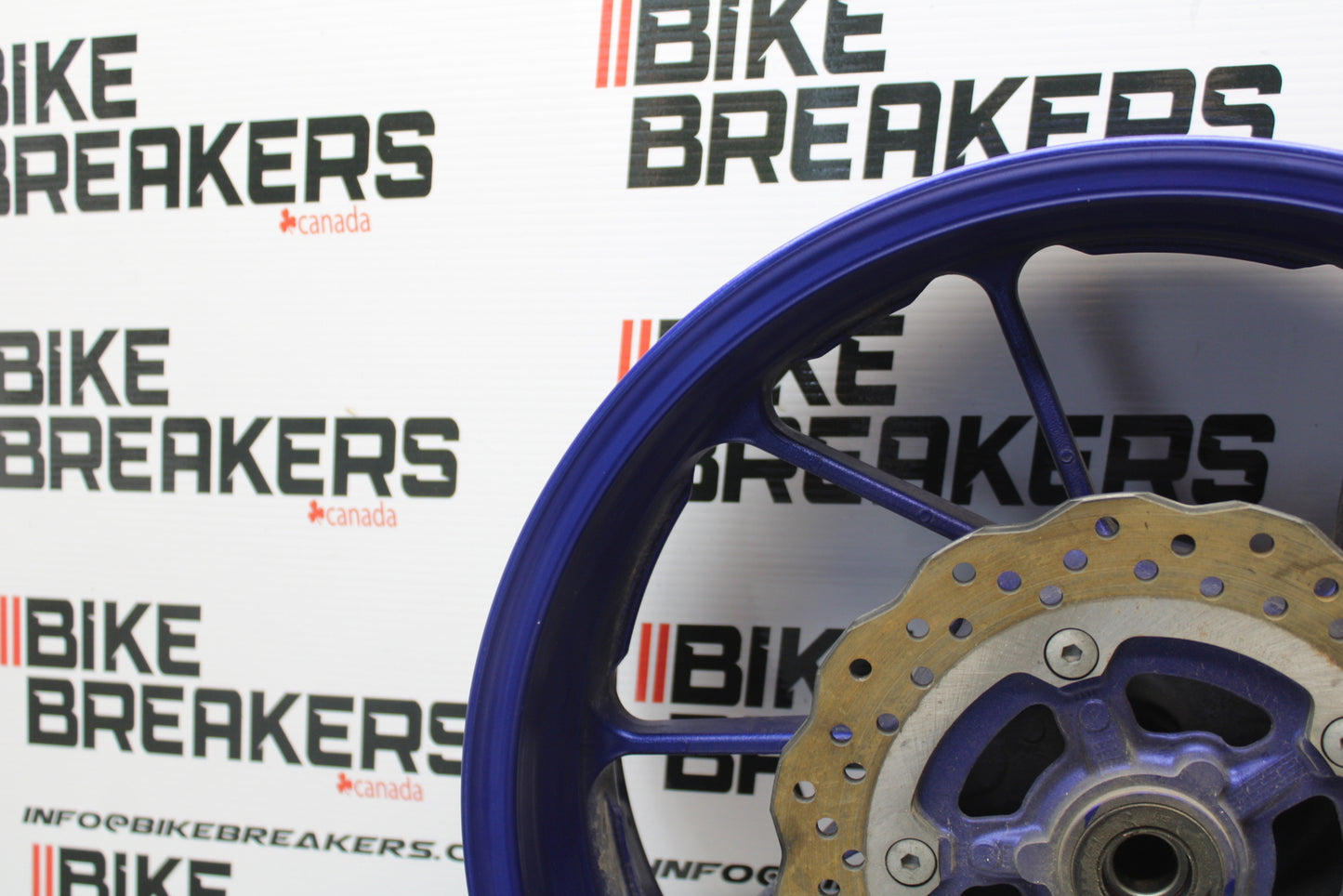 14-17 YAMAHA FZ07 REAR WHEEL BACK RIM & ROTOR BB162