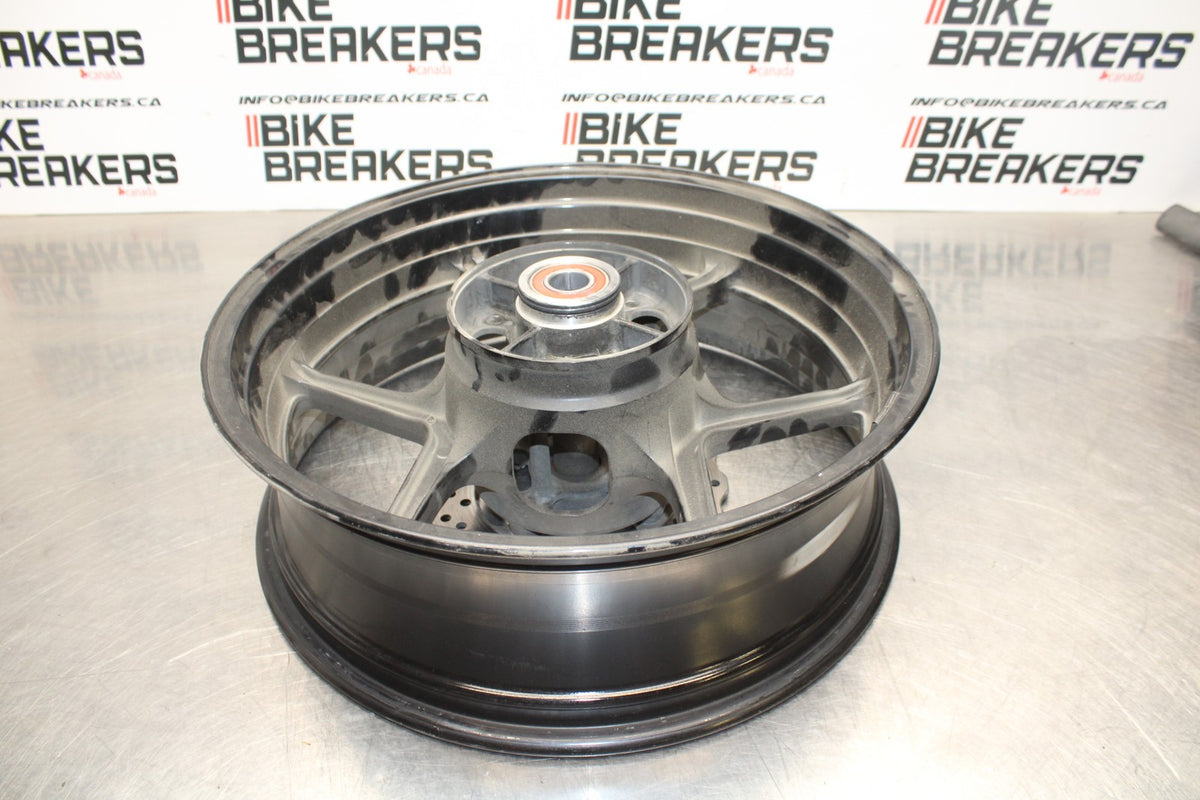 07-08 KAWASAKI NINJA ZX6R REAR WHEEL BACK RIM & ROTOR BB199