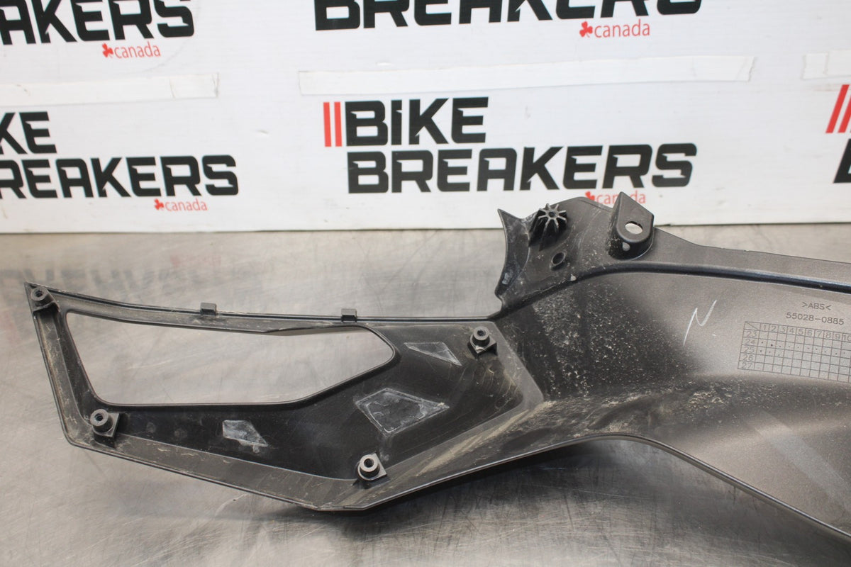 24-25 KAWASAKI NINJA 500 ABS LEFT MID UPPER SIDE FAIRING COWL PLASTIC BB899