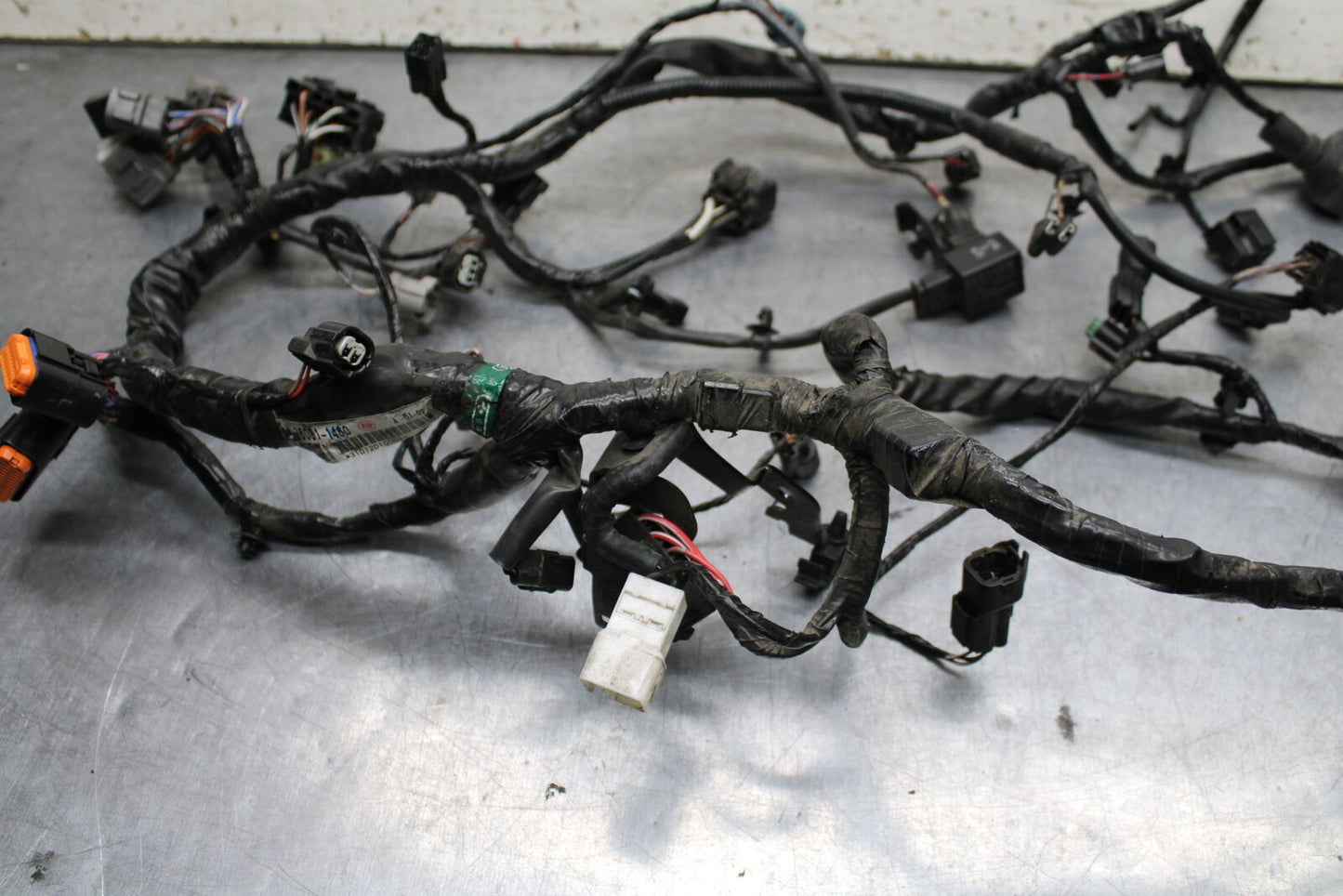 14-15 KAWASAKI NINJA 650 EX650F ABS MAIN ENGINE WIRING HARNESS WIRE LOOM BB741