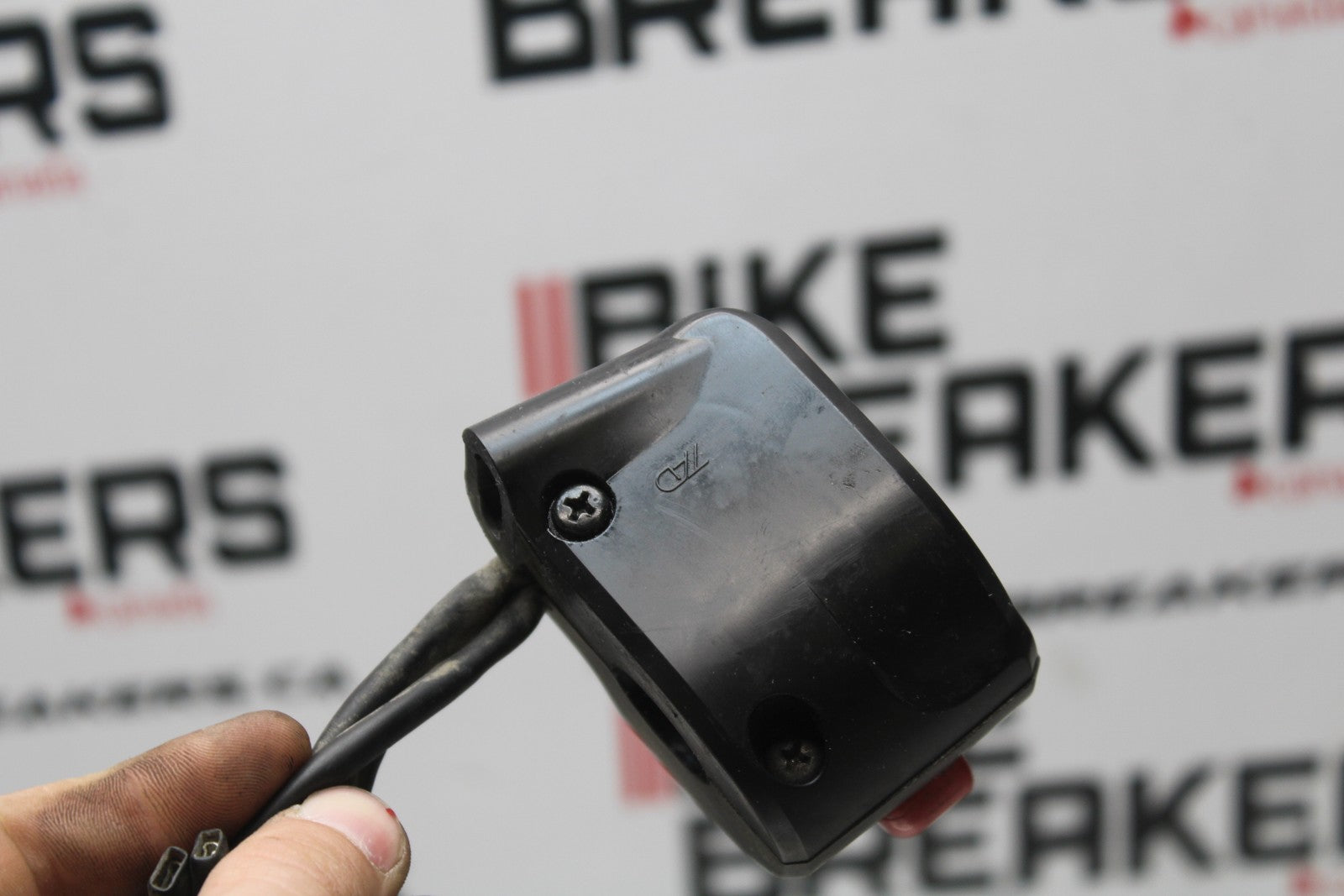 09-10 KAWASAKI ER-6N RIGHT CLIP ON HANDLE KILL OFF START SWITCH SWITCHES BB205