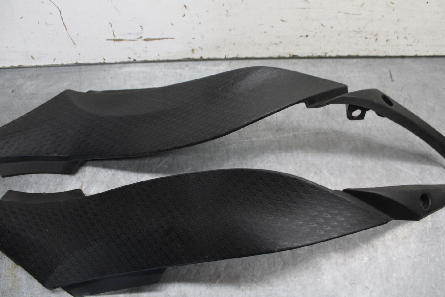 09-12 KAWASAKI NINJA ZX6R RIGHT LEFT TANK PANELS COVERS TRIM SET COWLS BB656