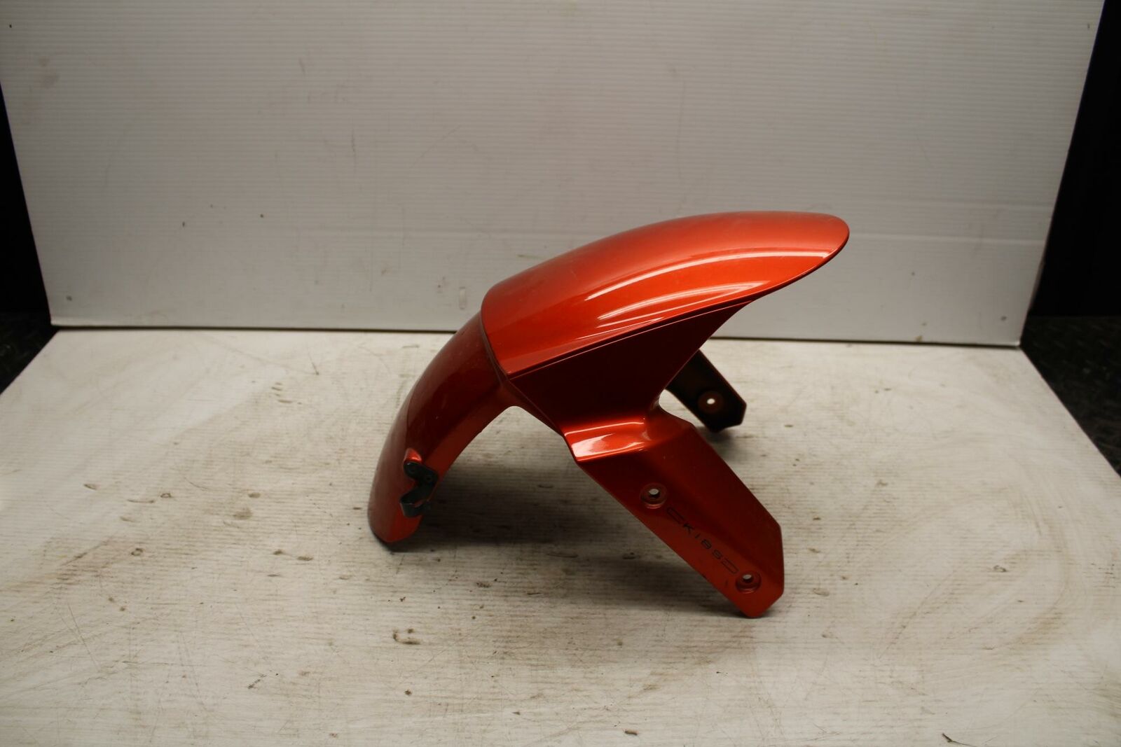 13-18 KAWASAKI NINJA ZX6R ORANGE FRONT WHEEL FENDER COWL FAIRING BB304