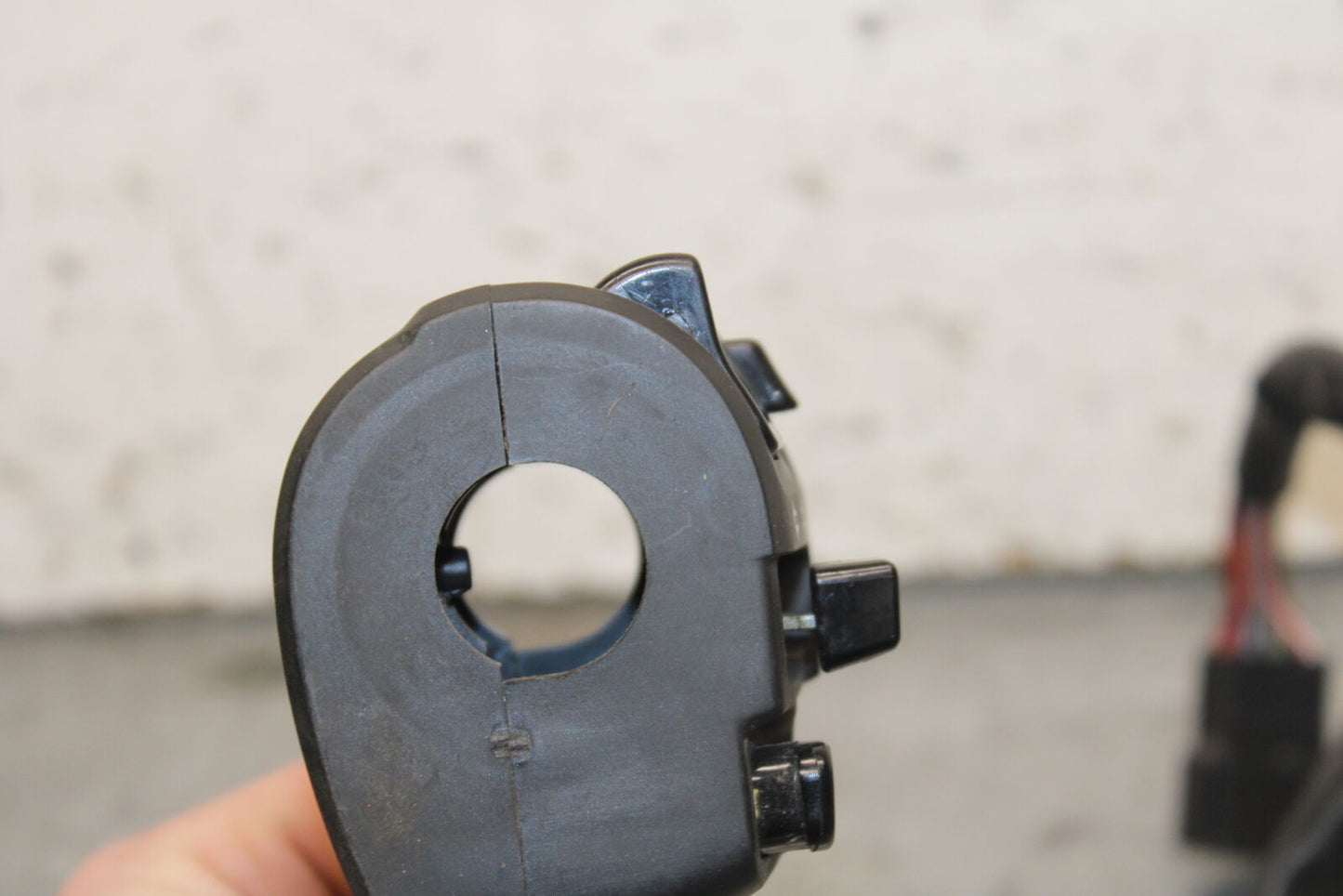 09-12 KAWASAKI NINJA ZX6R LEFT CLIP ON HANDLE HORN SIGNALS SWITCH SWITCHES BB110