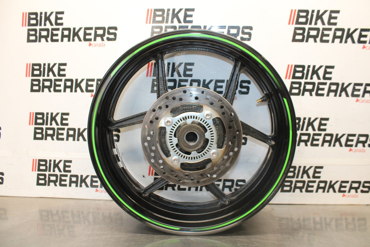 24-25 KAWASAKI NINJA ZX6R REAR WHEEL BACK RIM & ROTOR BB939