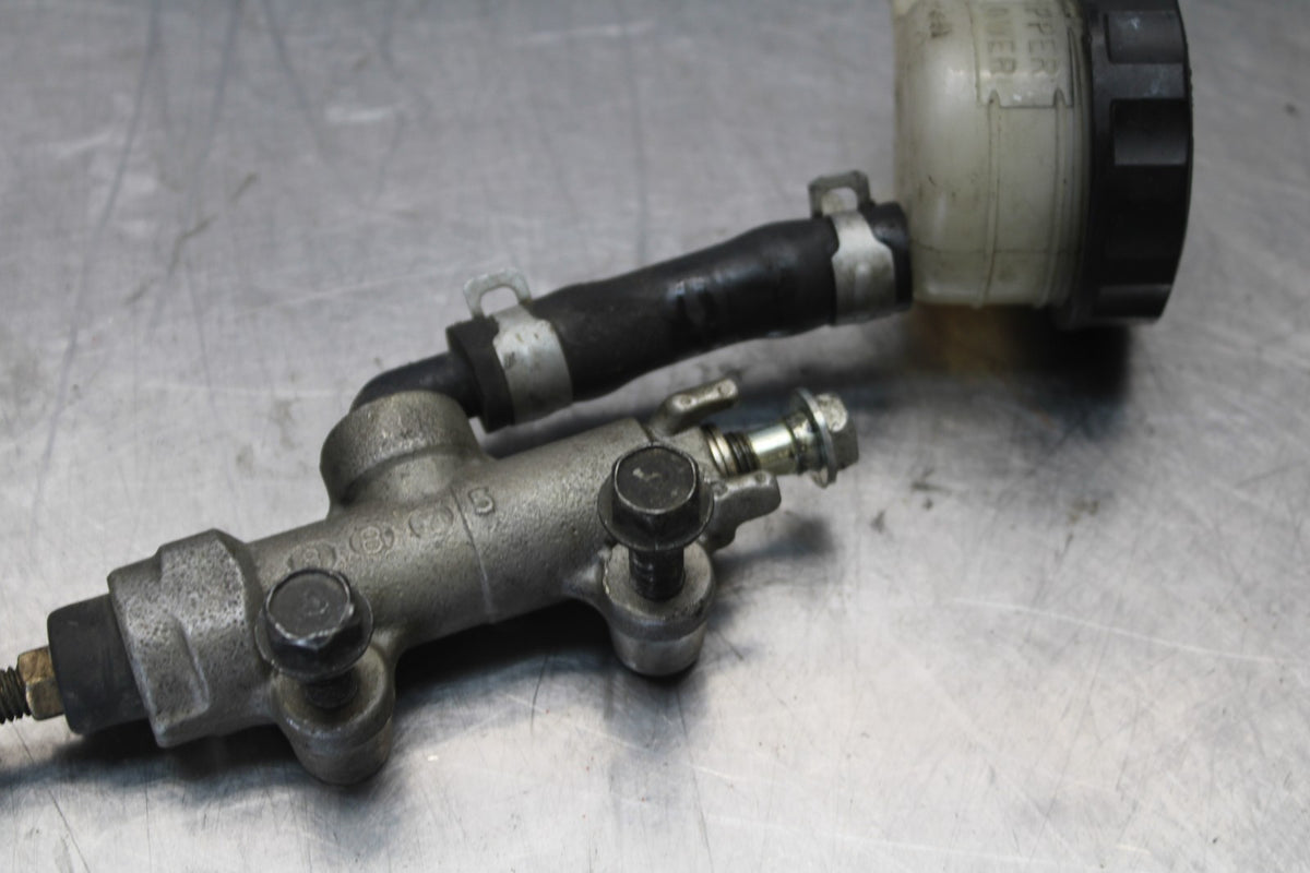 03-08 KAWASAKI VULCAN 1600 REAR BACK BRAKE MASTER CYLINDER W RESERVOIR BB196