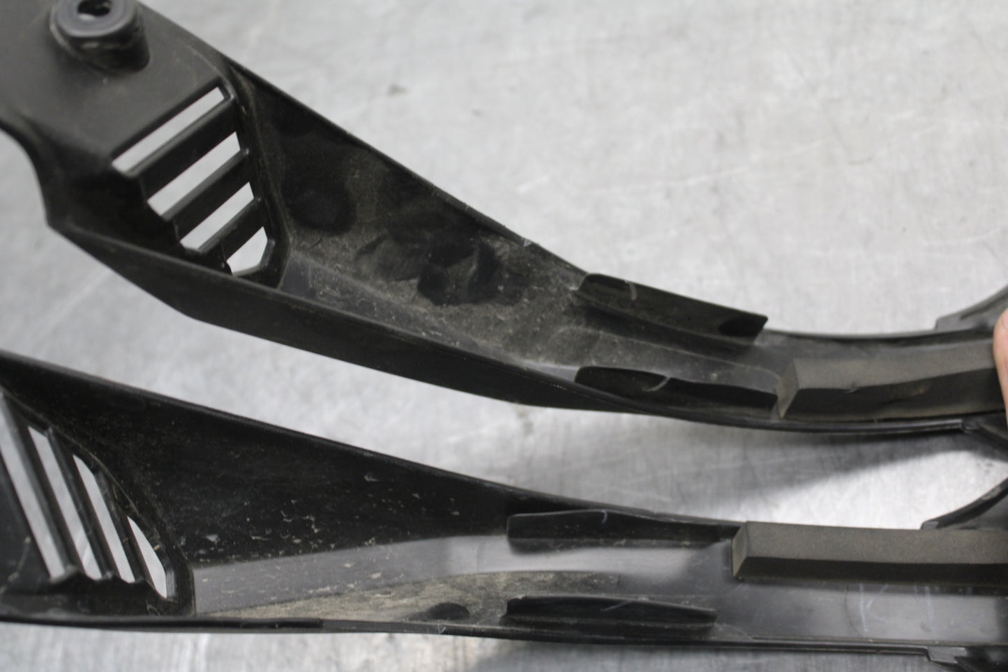 12-17 KAWASAKI NINJA 650 RIGHT LEFT GAS FUEL TANK PANELS COVERS TRIM COWLS BB129