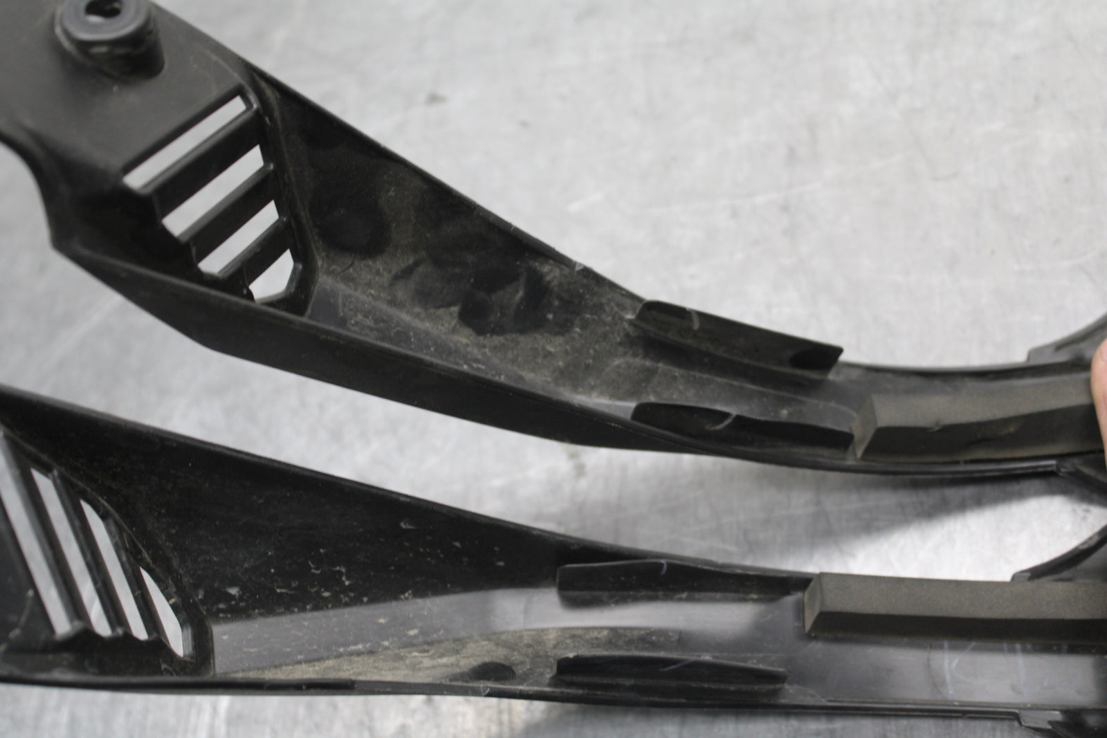 12-17 KAWASAKI NINJA 650 RIGHT LEFT GAS FUEL TANK PANELS COVERS TRIM COWLS BB129