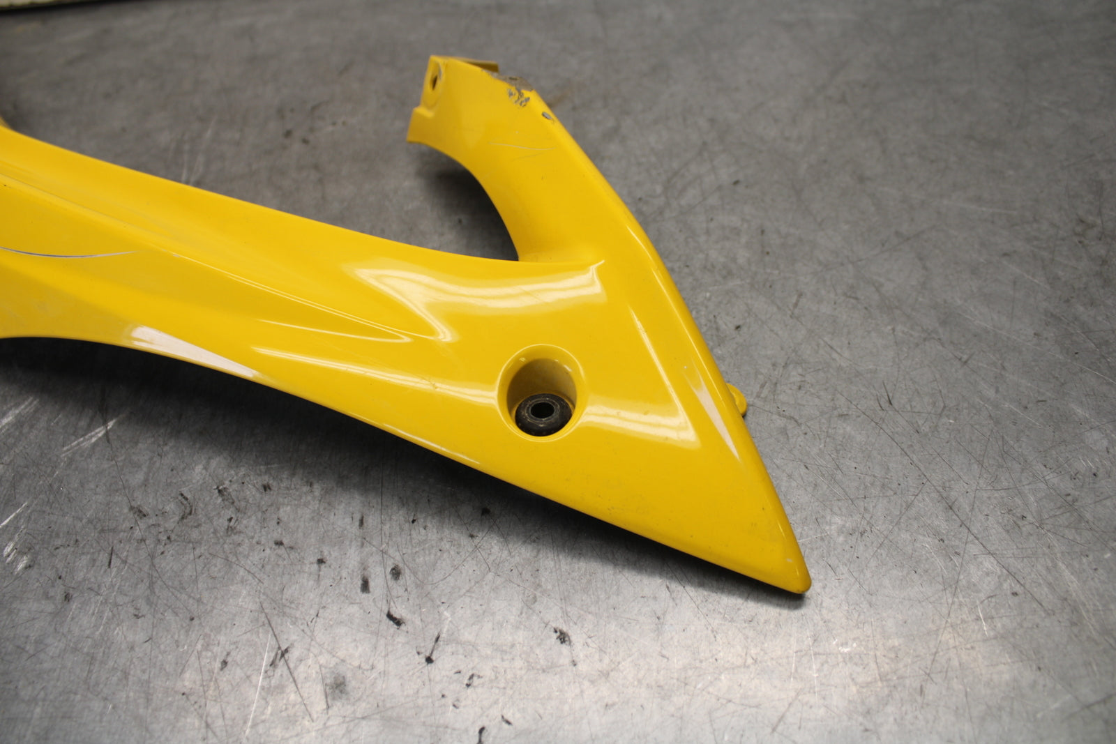 08-16 YAMAHA YZF R6 RIGHT FRONT UPPER MID SIDE FAIRING COWL PLASTIC OEM BB665