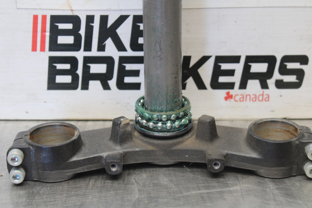 23 KAWASAKI NINJA 650 EX650 FRONT FORKS CLAMP LOWER TRIPLE TREE STEM BB920