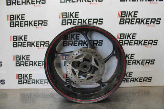 20 TRIUMPH STREET TRIPLE 765 REAR WHEEL BACK RIM & ROTOR BB864