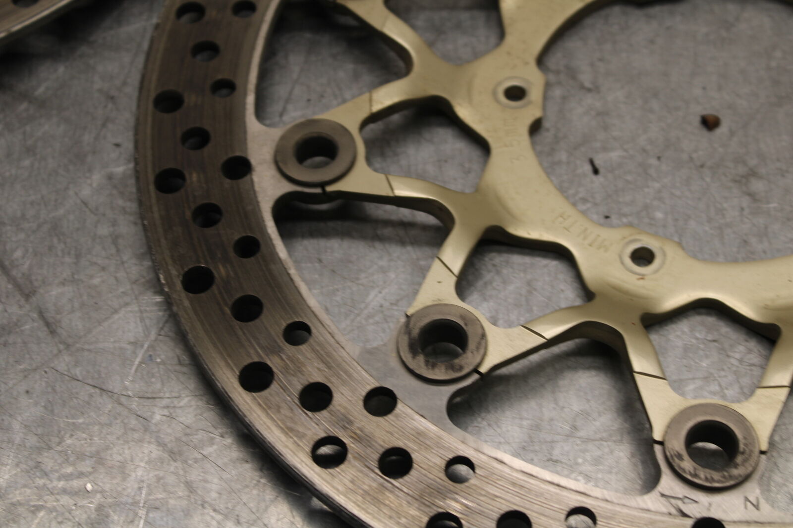 17-21 HONDA CBR1000RR SP FRONT LEFT RIGHT BRAKE ROTORS DISCS BB681