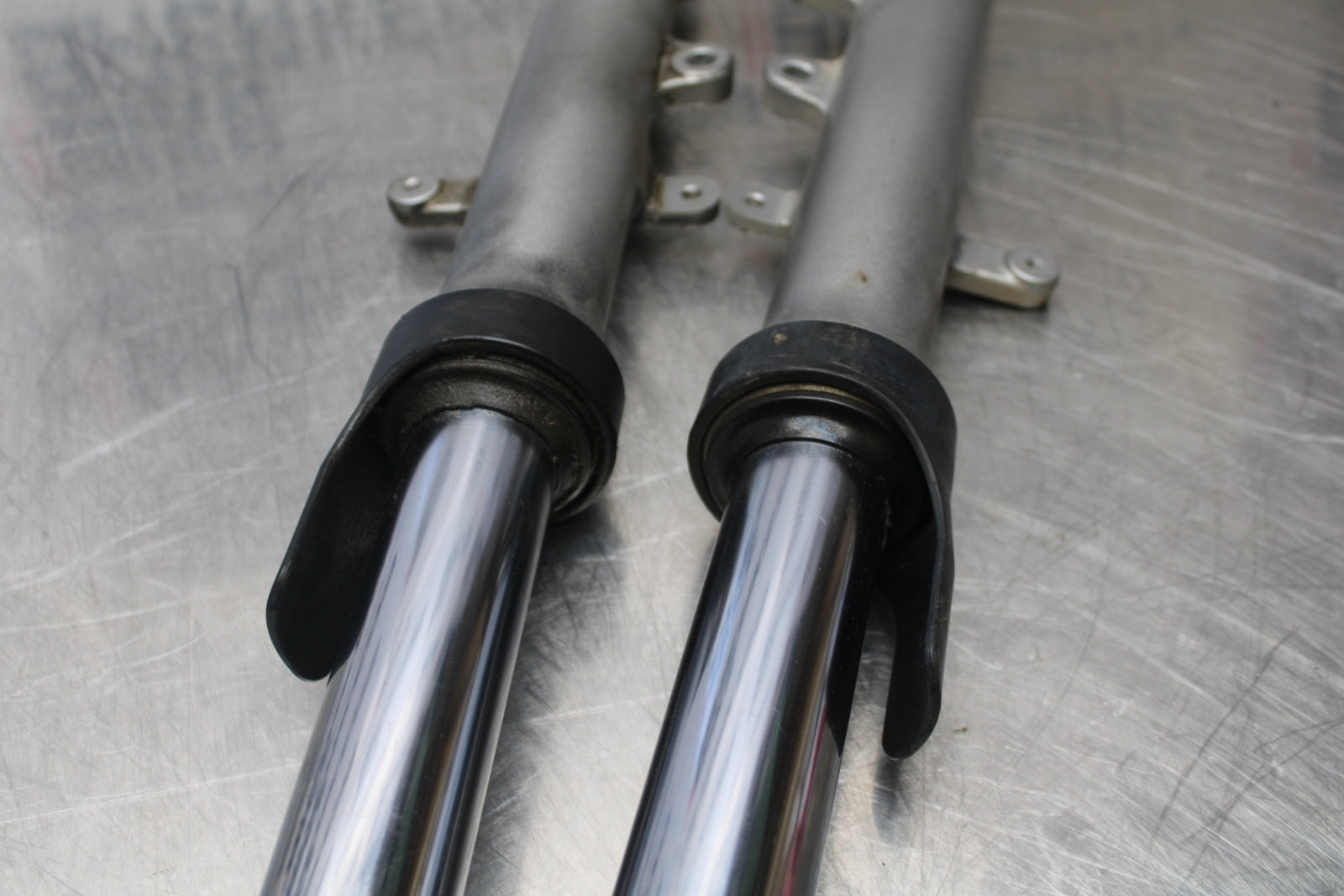 09-15 YAMAHA FZ6R FRONT FORKS SHOCK SUSPENSION SET PAIR BB161