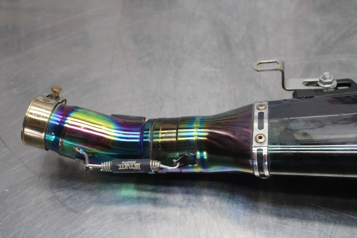 18-23 KAWASAKI NINJA 400 EX400 ABS AFTERMARKET EXHAUST PIPE MUFFLER SLIPON BB177