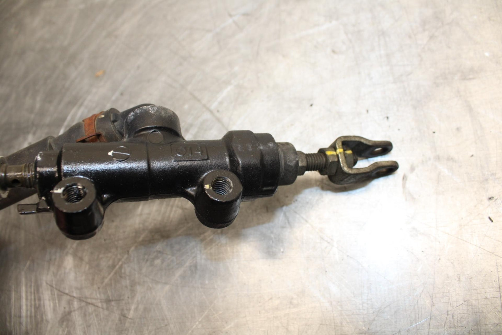 08-12 KAWASAKI NINJA 250R EX250J REAR  BRAKE MASTER CYLINDER W RESERVOIR BB496