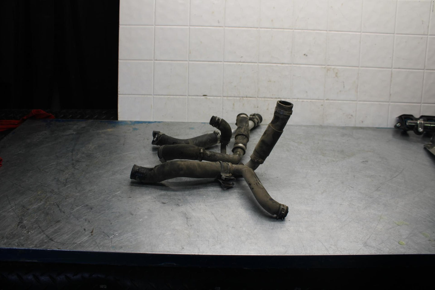 07 YAMAHA YZF R6 2c0 RADIATOR HOSES ENGINE COOLANT WATER PIPES HOSE KIT SET BB42
