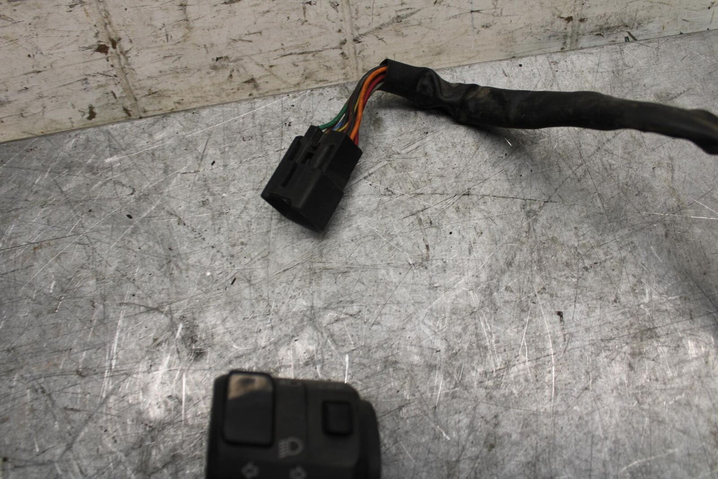 2009 Kawasaki Ninja ZX6R ZX600R LEFT CLIP ON HANDLE HORN SIGNALS SWITCH BB538