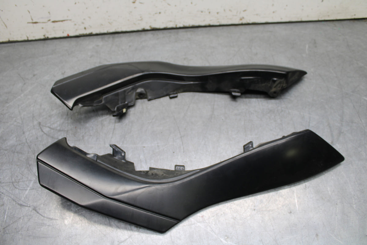 12-17 KAWASAKI ER-6N Z650 RIGHT LEFT FRONT SIDE SEAT PANELS TRIMS FAIRINGS BB709