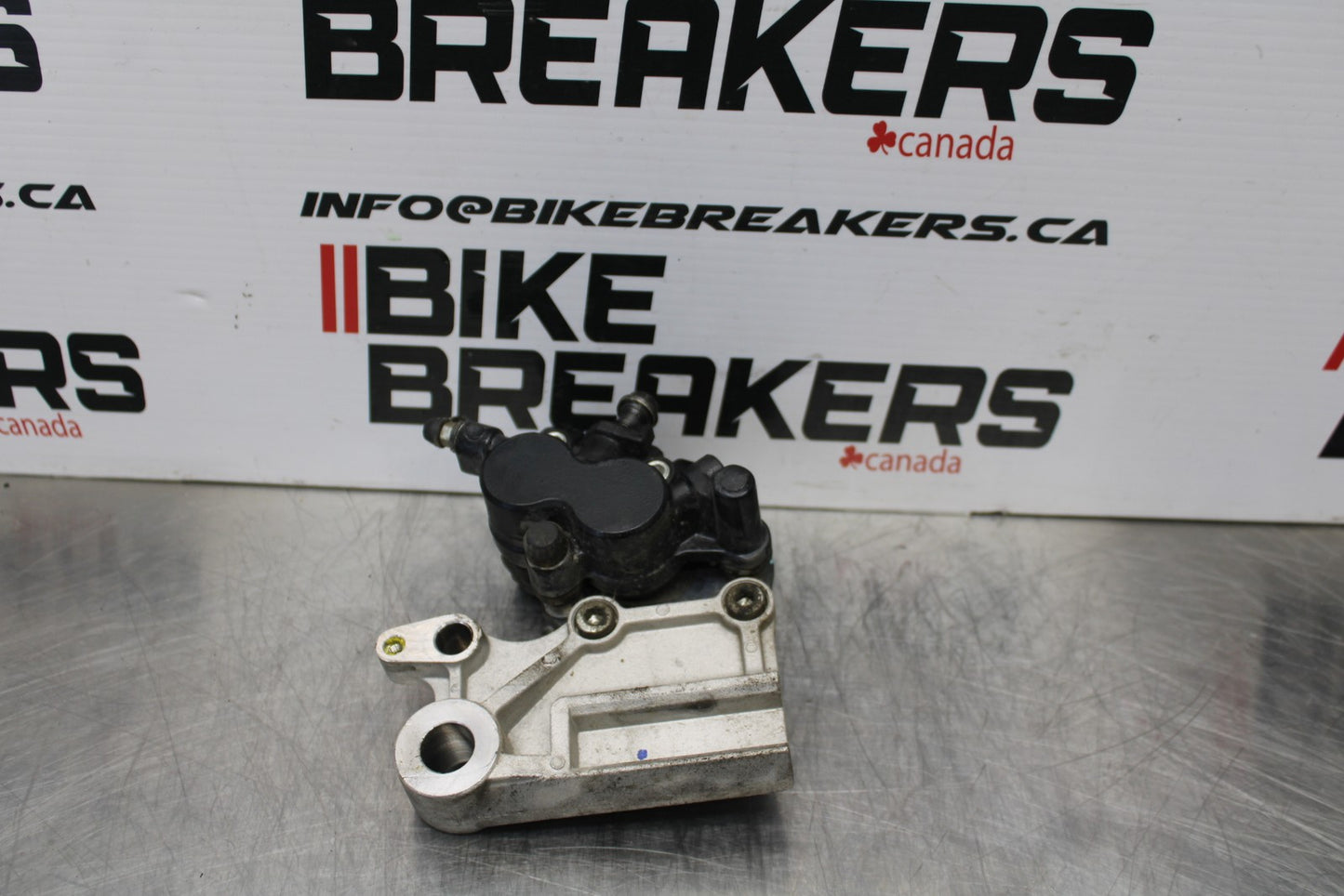 13-17 KAWASAKI NINJA 300 EX300 ABS REAR BACK BRAKE CALIPER W MOUNT BRACKET BB187