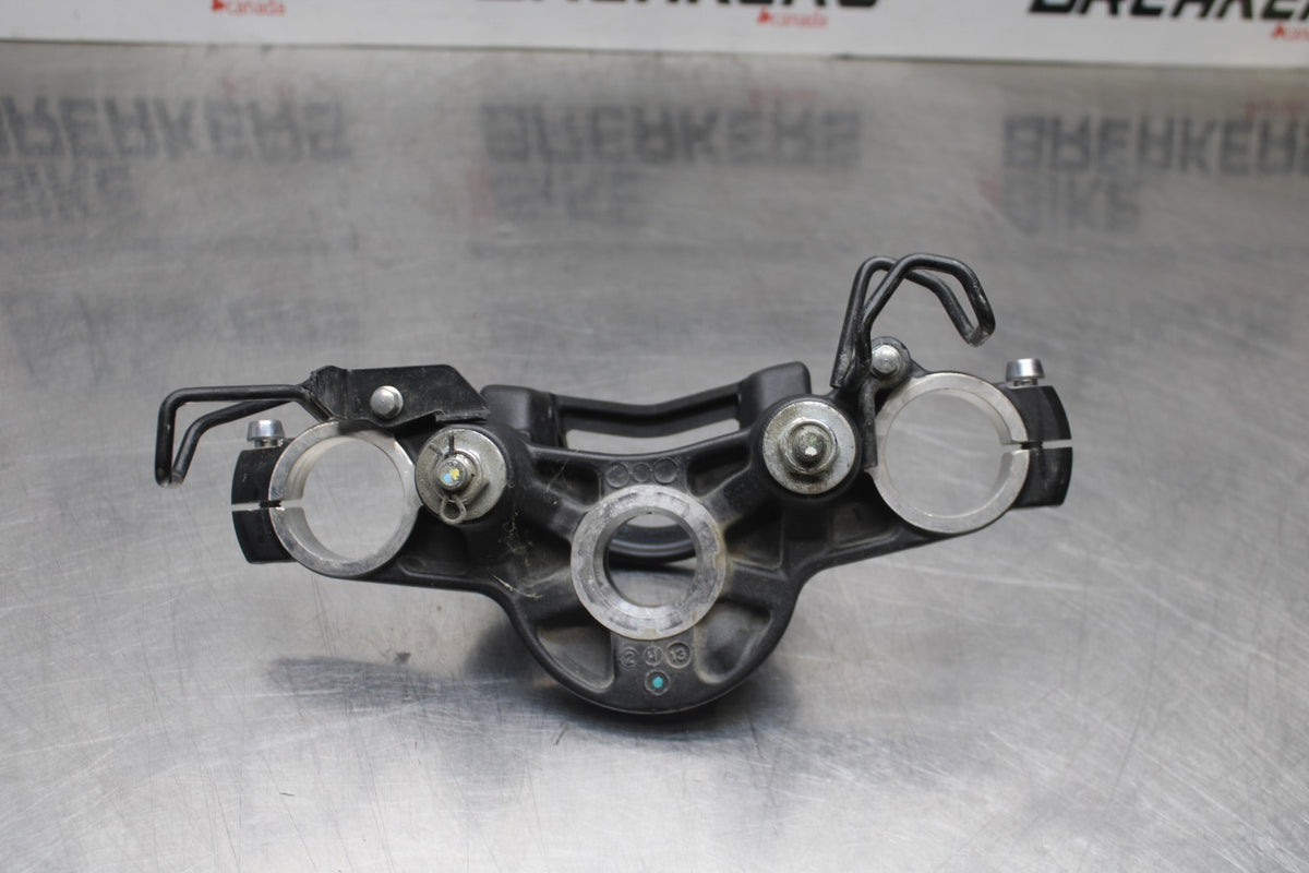 13 KAWASAKI NINJA 650 EX650F ABS FORKS UPPER TRIPLE TREE CLAMP BB828