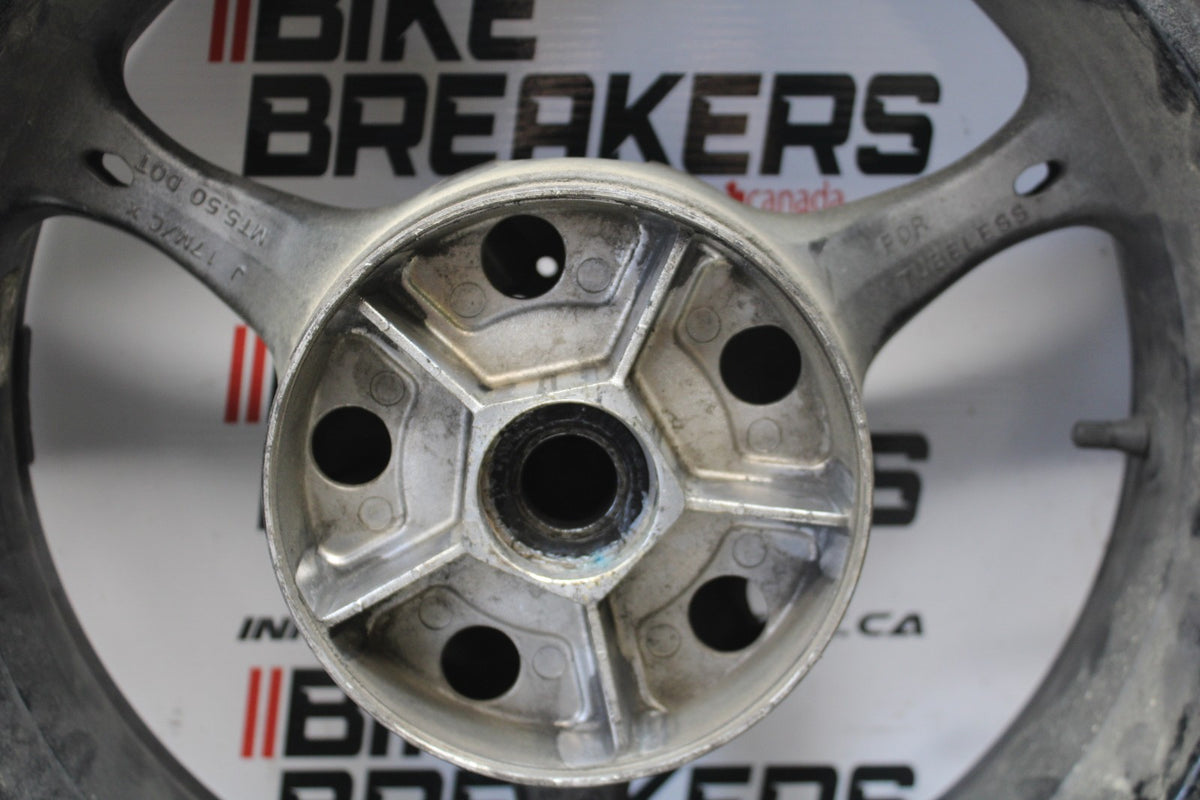 06-07 SUZUKI GSXR 600 REAR WHEEL BACK RIM BB178