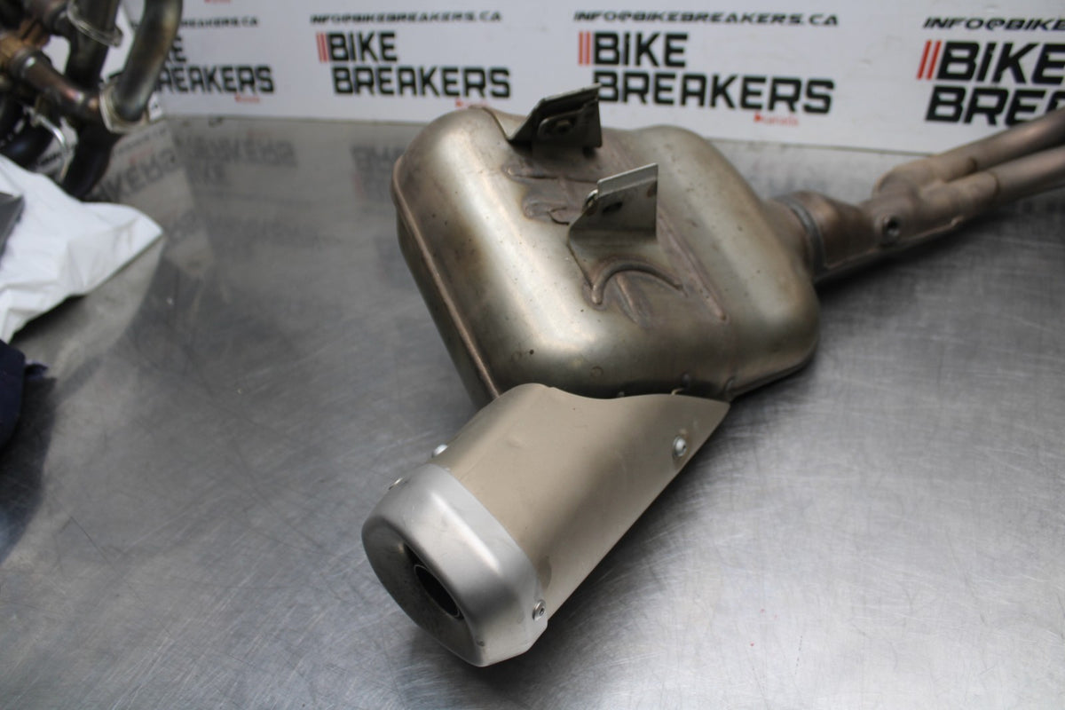 14-17 YAMAHA FZ07 FULL EXHAUST SYSTEM HEADERS PIPE MUFFLER BB843